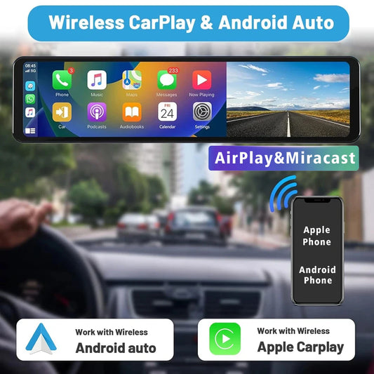 4K 2160P Car Dvr Carplay Android Auto Dash Cam